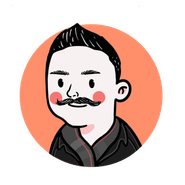 Cartoon of Wknd Builds founder, Wes