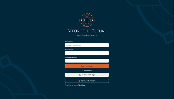 CISO Pro account signup screen